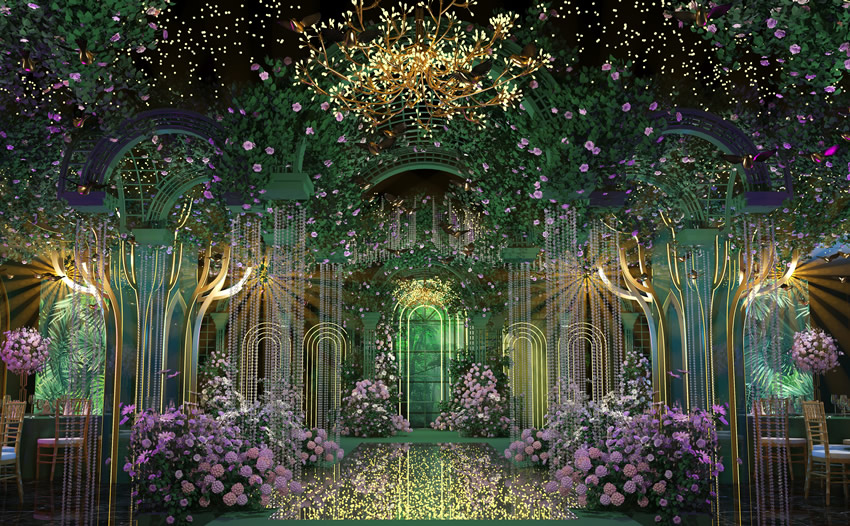 市北奇妙森林婚礼堂效果展示